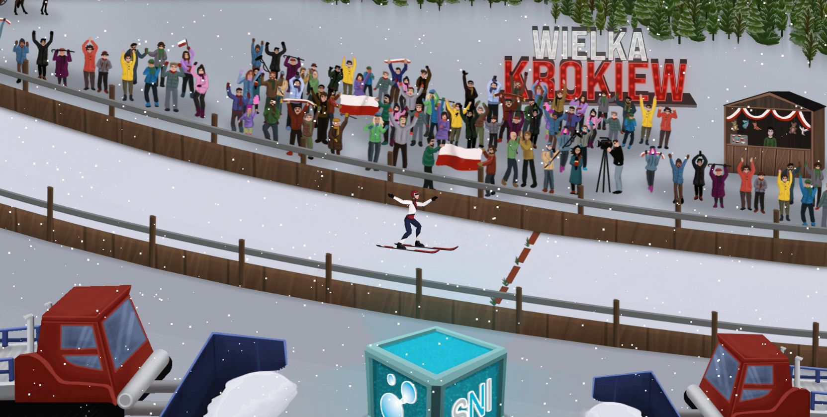 ski jump browser game